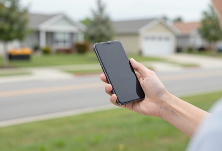 Person with smartphone and toolkit ready for service side hustles