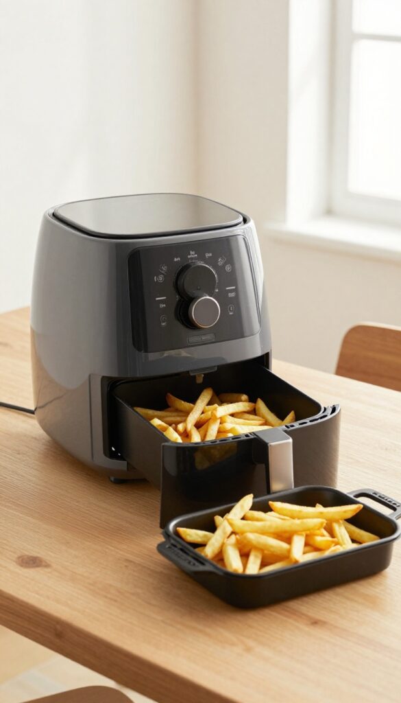 Comparison of air fryer and oven for crispy fries